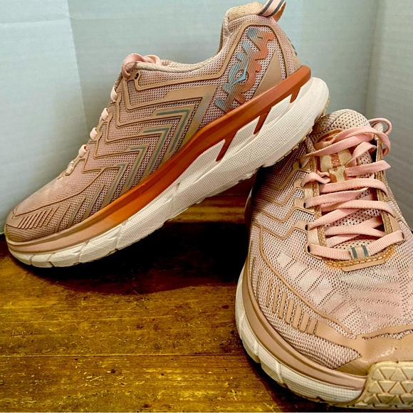 Hoka One One Shoes Hoka One One Outdoor Voices Clifton 4 Pink Blush